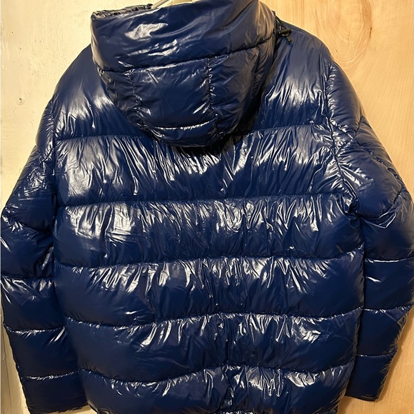 Calvin Klein Men’s High Shine Hooded Puffer Jacket - Picture 3 of 6